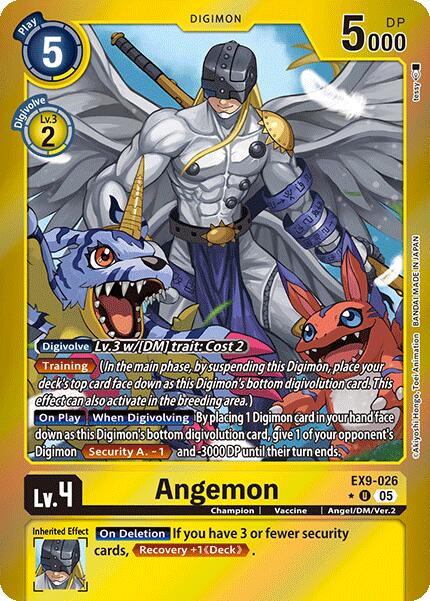 Angemon [EX9-026] (Limited Foil) [Versus Monsters] | Game Grid - Logan