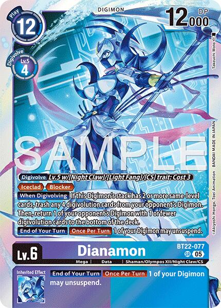 Dianamon [BT22-077] [Cyber Eden] | Game Grid - Logan