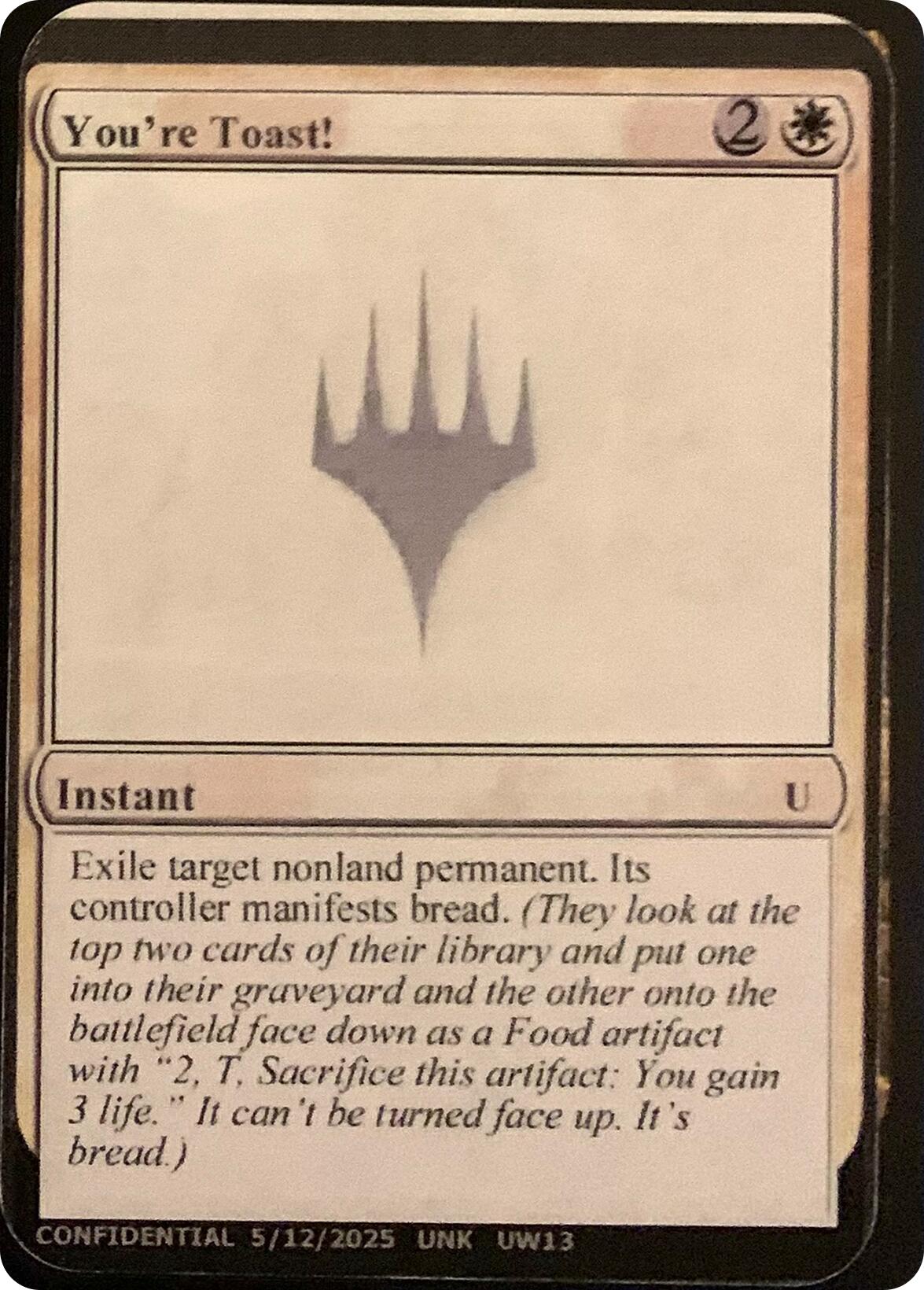 You're Toast! [Unknown Event] | Game Grid - Logan