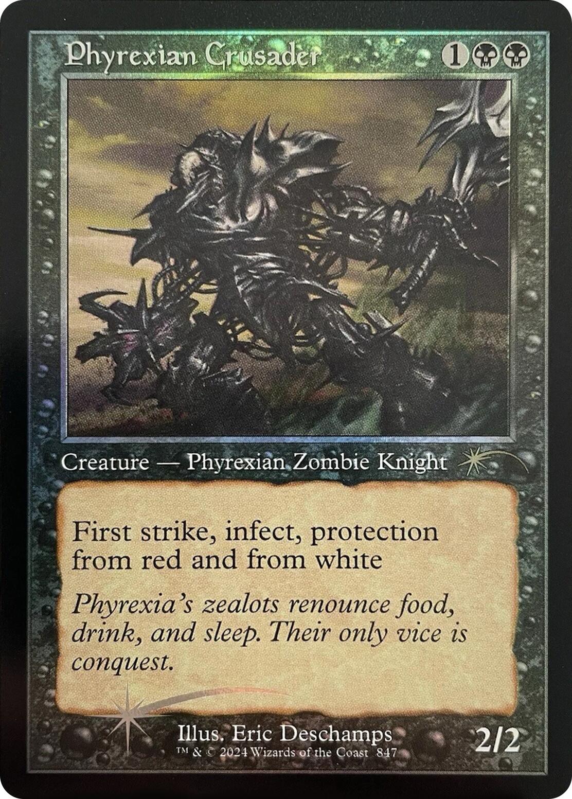 Phyrexian Crusader (Retro Frame) [Secret Lair Drop Series] | Game Grid - Logan