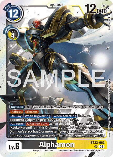 Alphamon [BT22-063] [Cyber Eden] | Game Grid - Logan