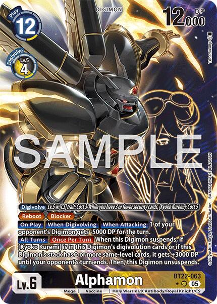 Alphamon [BT22-063] (Alternate Art) [Cyber Eden] | Game Grid - Logan