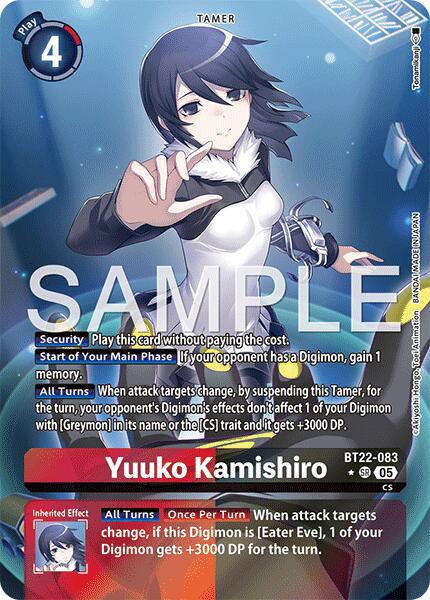 Yuuko Kamishiro [BT22-083] (Alternate Art) [Cyber Eden] | Game Grid - Logan