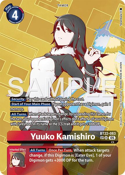 Yuuko Kamishiro [BT22-083] (SP) [Cyber Eden] | Game Grid - Logan
