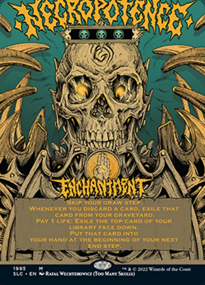 Necropotence (Borderless Alternate Art) [Secret Lair Countdown Kit] | Game Grid - Logan