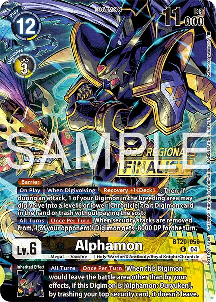 Alphamon [BT20-056] (Regionals 25-26 Season 2 Finalist) [Release Special Booster Ver.2.0] | Game Grid - Logan