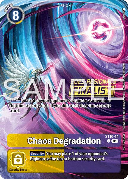 Chaos Degradation [ST10-14] (Regionals 25-26 Season 2 Finalist) [Starter Deck: Parallel World Tactician] | Game Grid - Logan