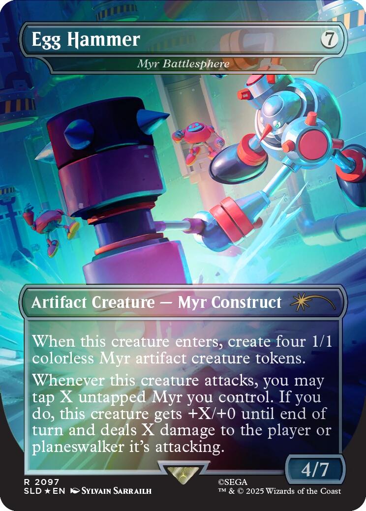 Egg Hammer - Myr Battlesphere (Rainbow Foil) [Secret Lair Drop Series] | Game Grid - Logan