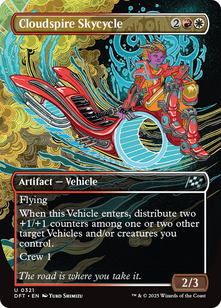 Cloudspire Skycycle (Borderless) [Aetherdrift] | Game Grid - Logan