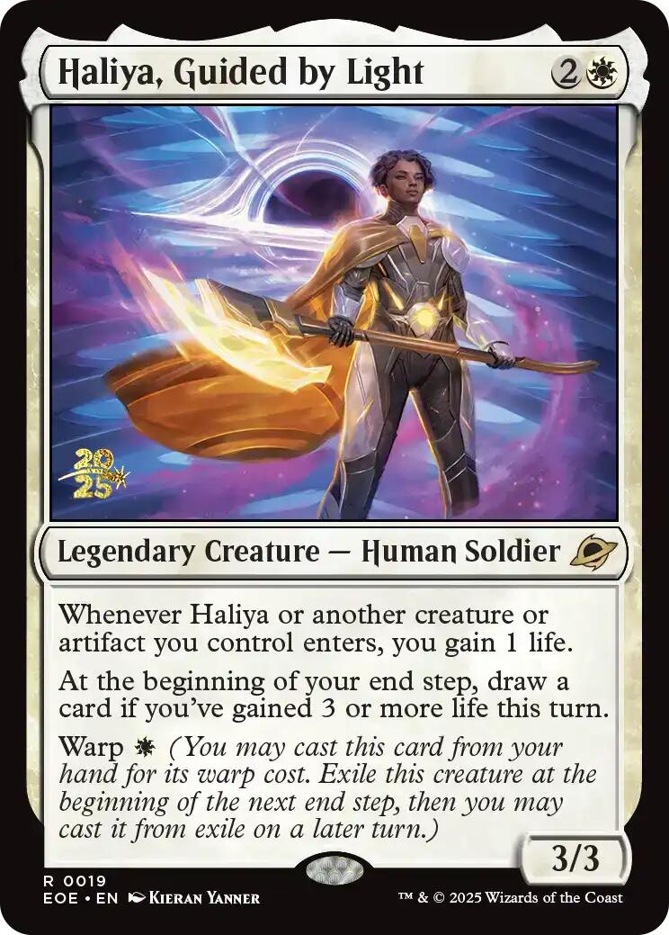 Haliya, Guided by Light [Edge of Eternities Prerelease Promos] | Game Grid - Logan