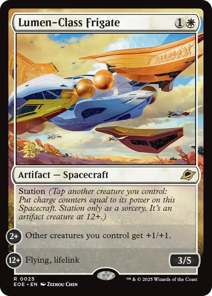 Lumen-Class Frigate [Edge of Eternities Prerelease Promos] | Game Grid - Logan