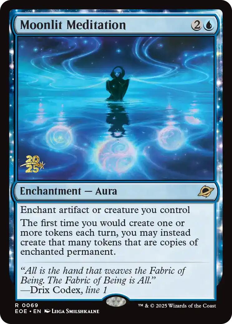 Moonlit Meditation [Edge of Eternities Prerelease Promos] | Game Grid - Logan