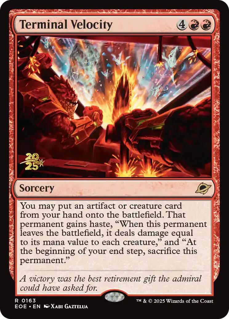 Terminal Velocity [Edge of Eternities Prerelease Promos] | Game Grid - Logan
