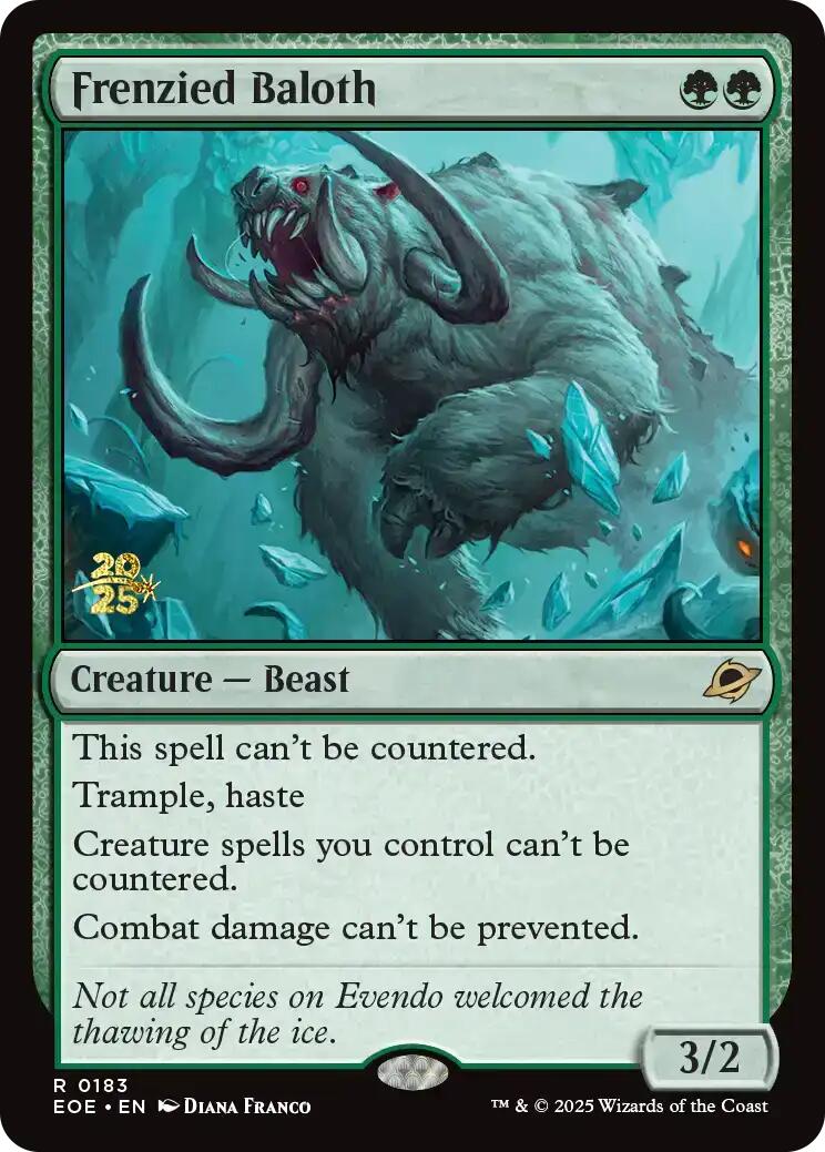 Frenzied Baloth [Edge of Eternities Prerelease Promos] | Game Grid - Logan