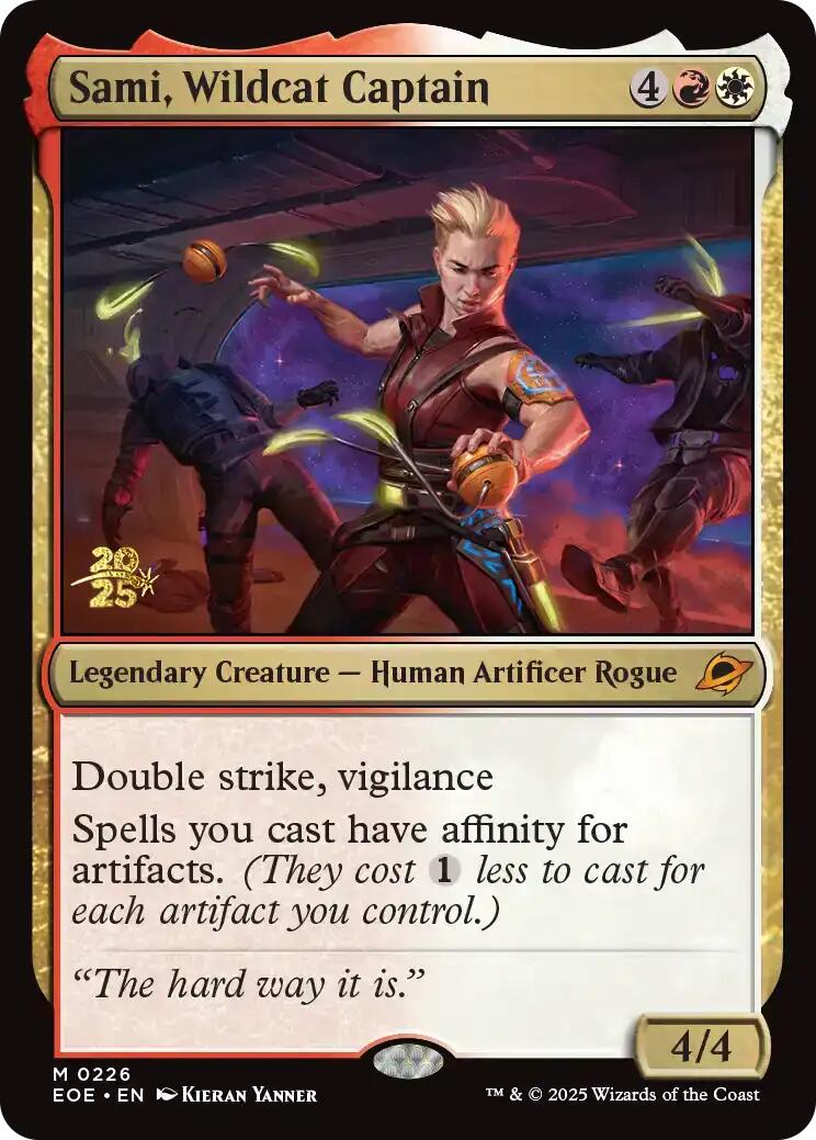 Sami, Wildcat Captain [Edge of Eternities Prerelease Promos] | Game Grid - Logan