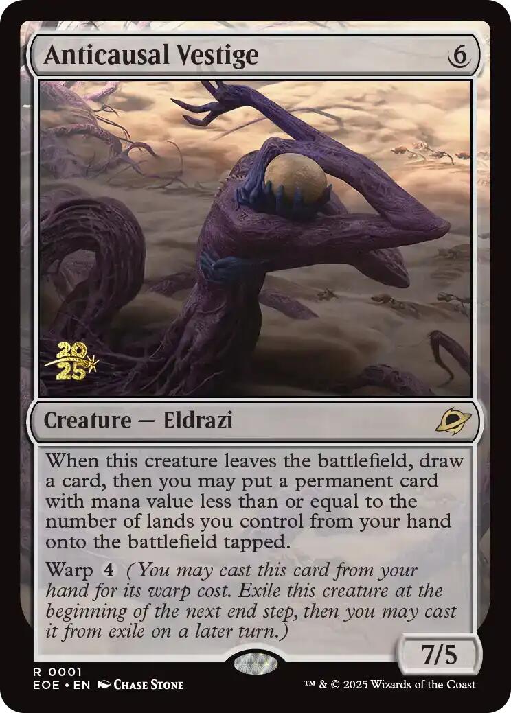 Anticausal Vestige [Edge of Eternities Prerelease Promos] | Game Grid - Logan