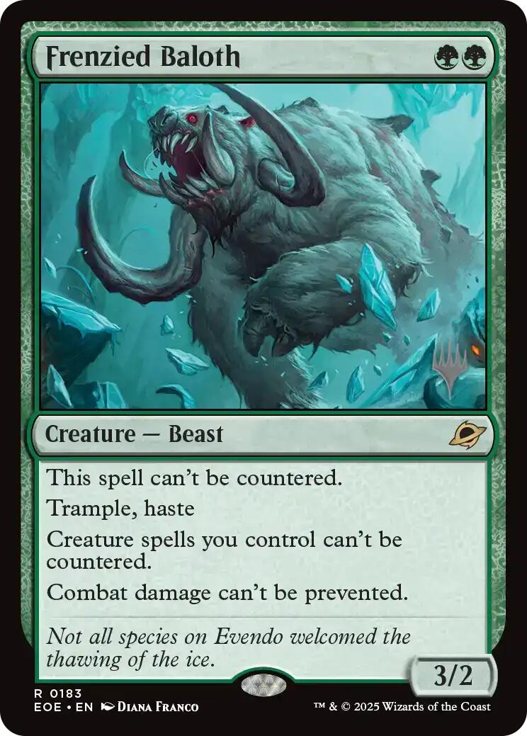 Frenzied Baloth [Edge of Eternities Promo Pack] | Game Grid - Logan