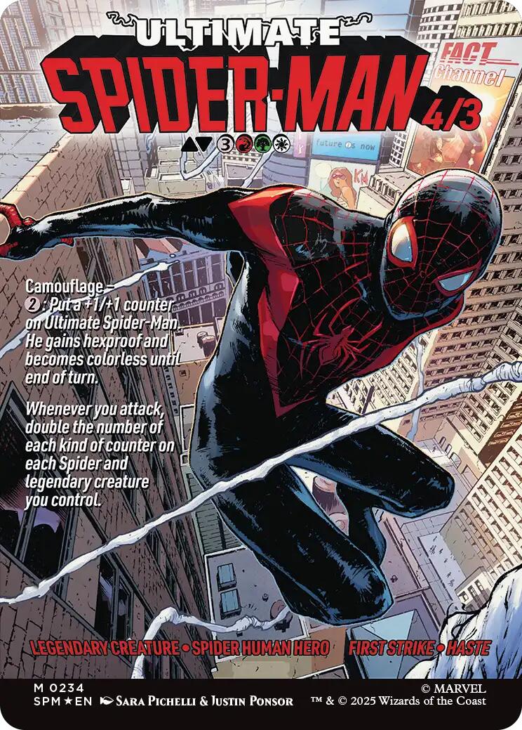 Miles Morales (0234) (Borderless) [Marvel's Spider-Man] | Game Grid - Logan