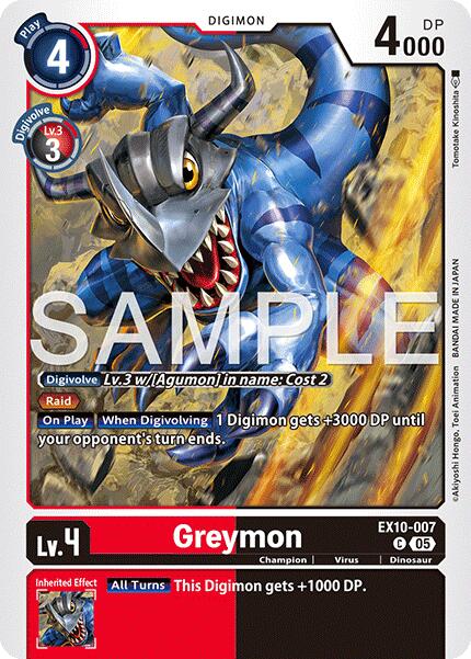 Greymon [EX10-007] [Sinister Order] | Game Grid - Logan