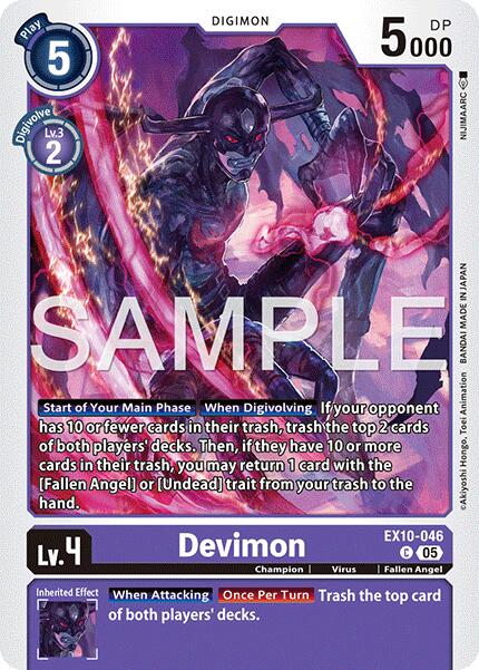 Devimon [EX10-046] [Sinister Order] | Game Grid - Logan