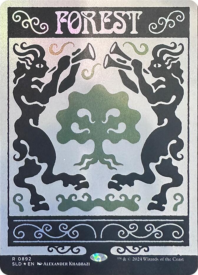 Forest (0892) (Rainbow Foil) [Secret Lair Drop Series] | Game Grid - Logan