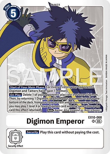 Digimon Emperor [EX10-068] [Sinister Order] | Game Grid - Logan