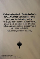 Blank Hero Token [FINAL FANTASY Tokens] | Game Grid - Logan