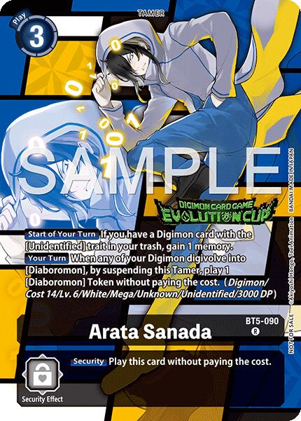 Arata Sanada [BT5-090] (Evolution Cup 2025 Vol. 2) [Promotional Cards] | Game Grid - Logan