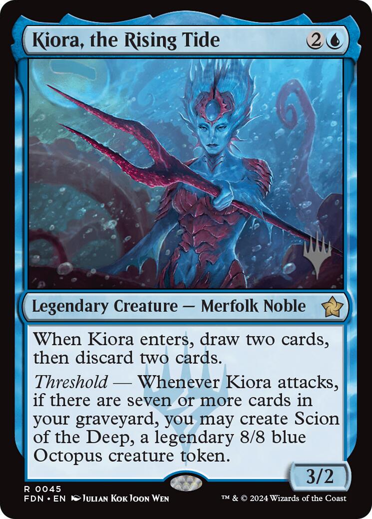 Kiora, the Rising Tide (Promo Pack) [Edge of Eternities Promo Pack] | Game Grid - Logan