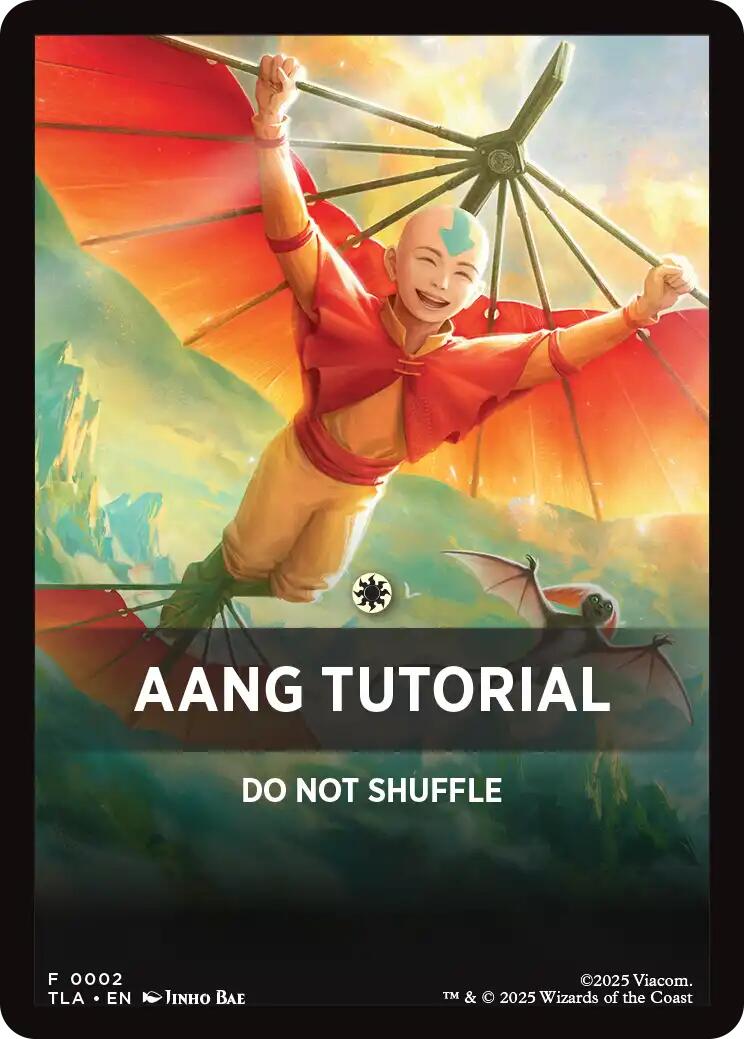 Aang Tutorial Theme Card [Avatar: The Last Airbender Tokens] | Game Grid - Logan