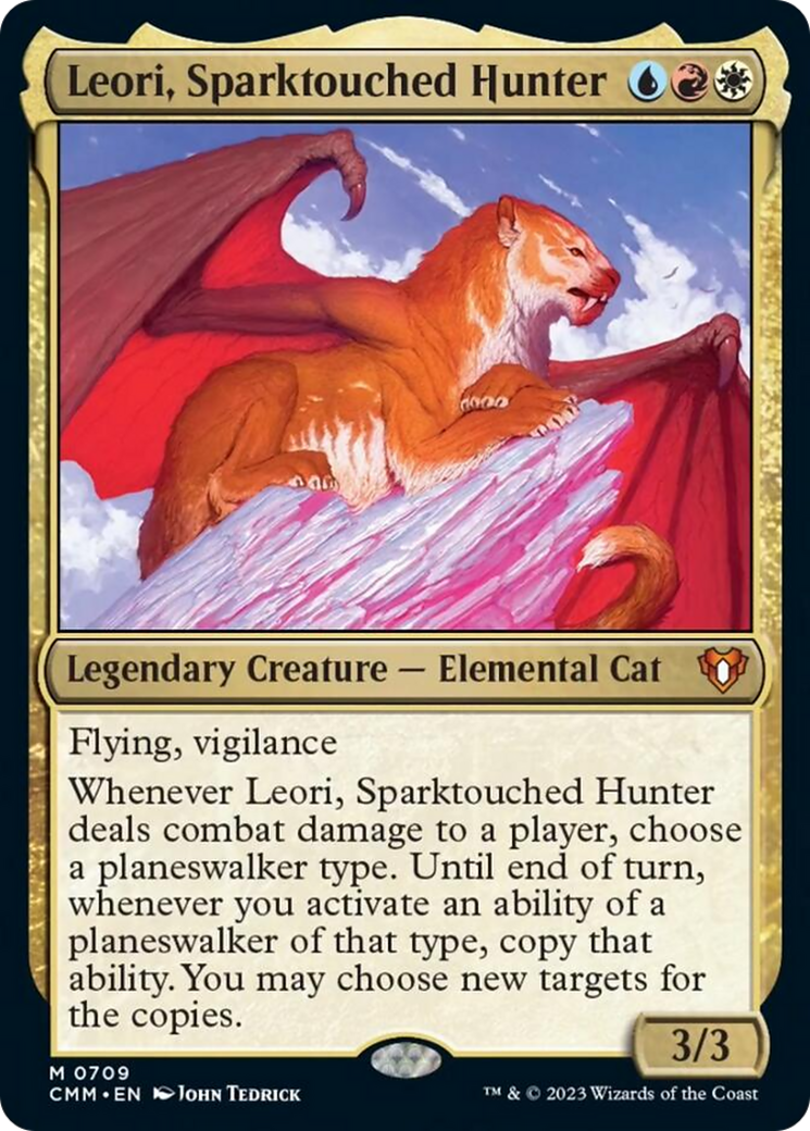 Leori, Sparktouched Hunter [Commander Masters] | Game Grid - Logan