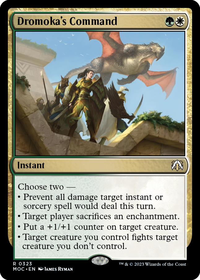 Dromoka's Command [March of the Machine Commander] | Game Grid - Logan