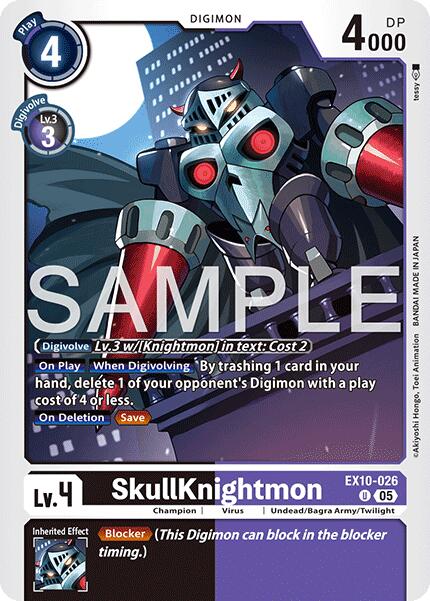 SkullKnightmon [EX10-026] [Sinister Order] | Game Grid - Logan