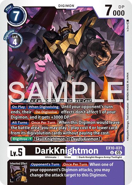 DarkKnightmon [EX10-031] [Sinister Order] | Game Grid - Logan