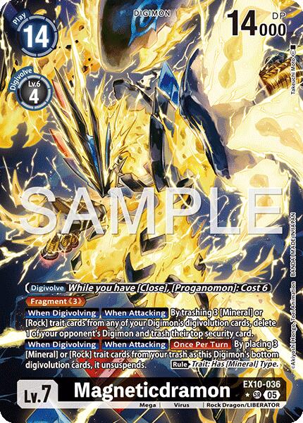 Magneticdramon [EX10-036] (Alternate Art) [Sinister Order] | Game Grid - Logan