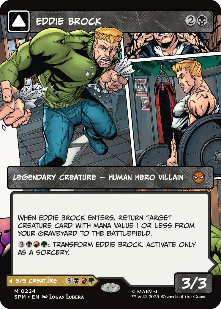 Eddie Brock (0224) (Borderless) [Marvel's Spider-Man] | Game Grid - Logan