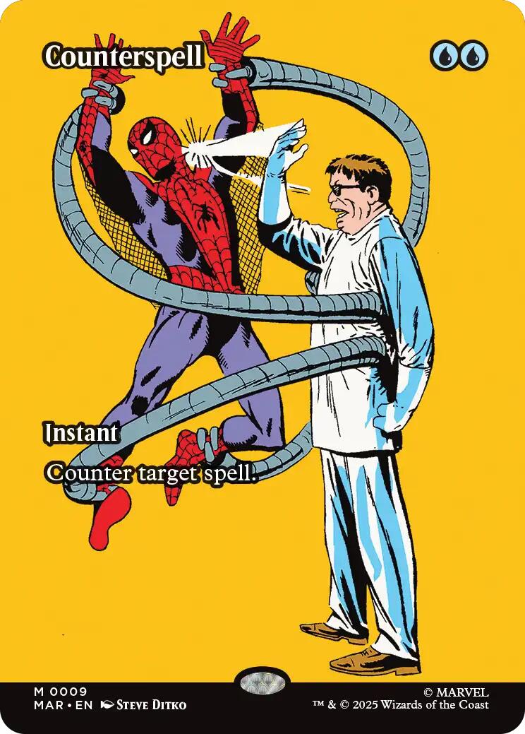 Counterspell (Borderless) [Marvel Universe: Eternal-Legal] | Game Grid - Logan