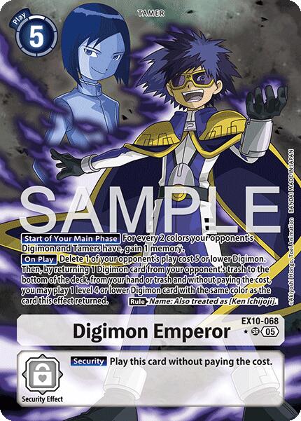 Digimon Emperor [EX10-068] (Alternate Art) [Sinister Order] | Game Grid - Logan