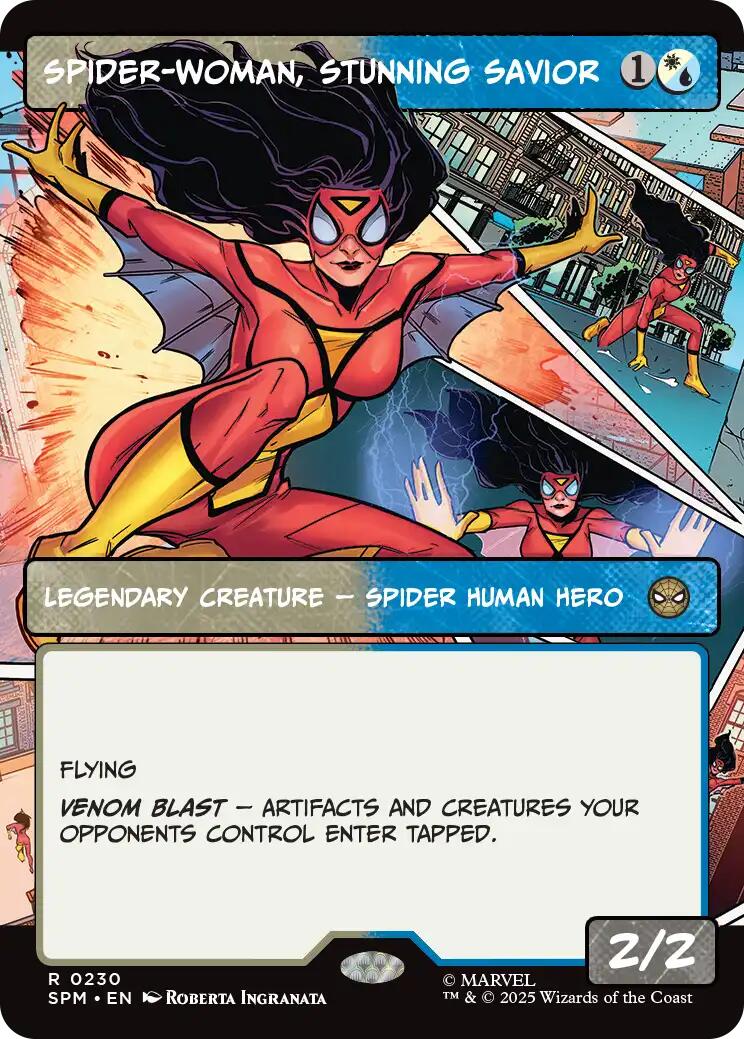 Spider-Woman, Stunning Savior (Borderless) [Marvel's Spider-Man] | Game Grid - Logan