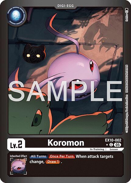 Koromon [EX10-002] (Limited Foil) [Sinister Order] | Game Grid - Logan