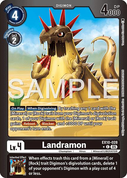 Landramon [EX10-028] (Limited Foil) [Sinister Order] | Game Grid - Logan