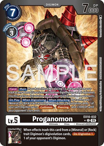 Proganomon [EX10-032] (Limited Foil) [Sinister Order] | Game Grid - Logan