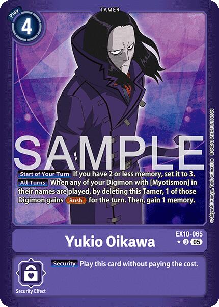 Yukio Oikawa [EX10-065] (Limited Foil) [Sinister Order] | Game Grid - Logan