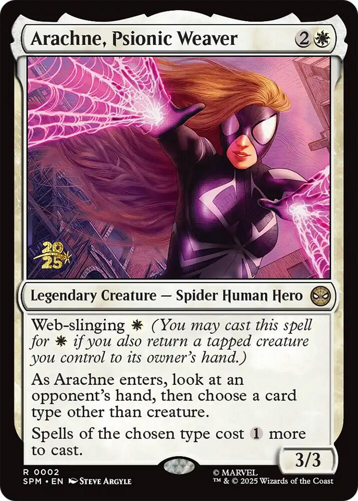 Arachne, Psionic Weaver [Marvel's Spider-Man Prerelease Promos] | Game Grid - Logan