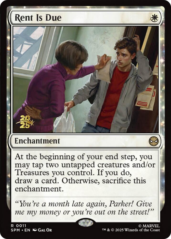 Rent Is Due [Marvel's Spider-Man Prerelease Promos] | Game Grid - Logan