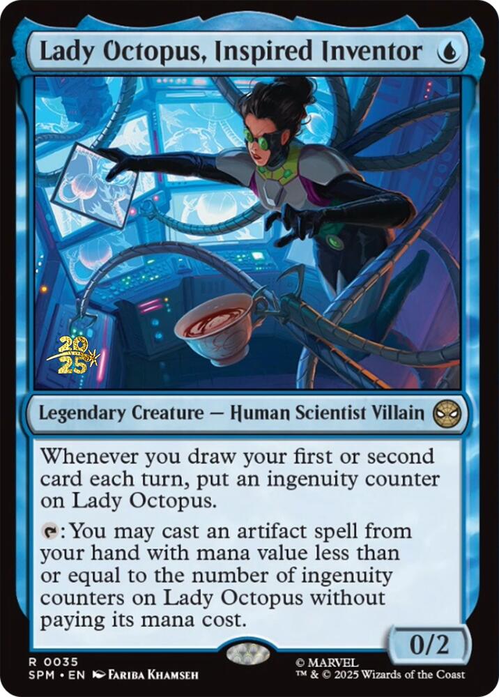 Lady Octopus, Inspired Inventor [Marvel's Spider-Man Prerelease Promos] | Game Grid - Logan