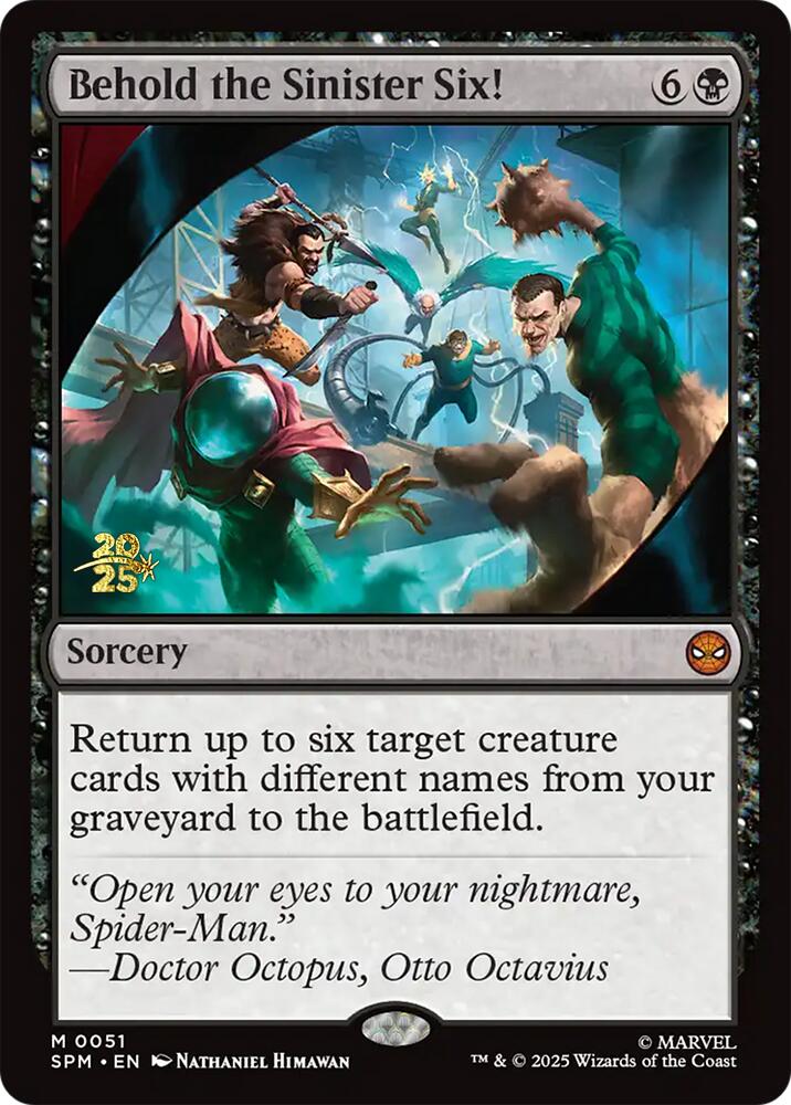 Behold the Sinister Six! [Marvel's Spider-Man Prerelease Promos] | Game Grid - Logan