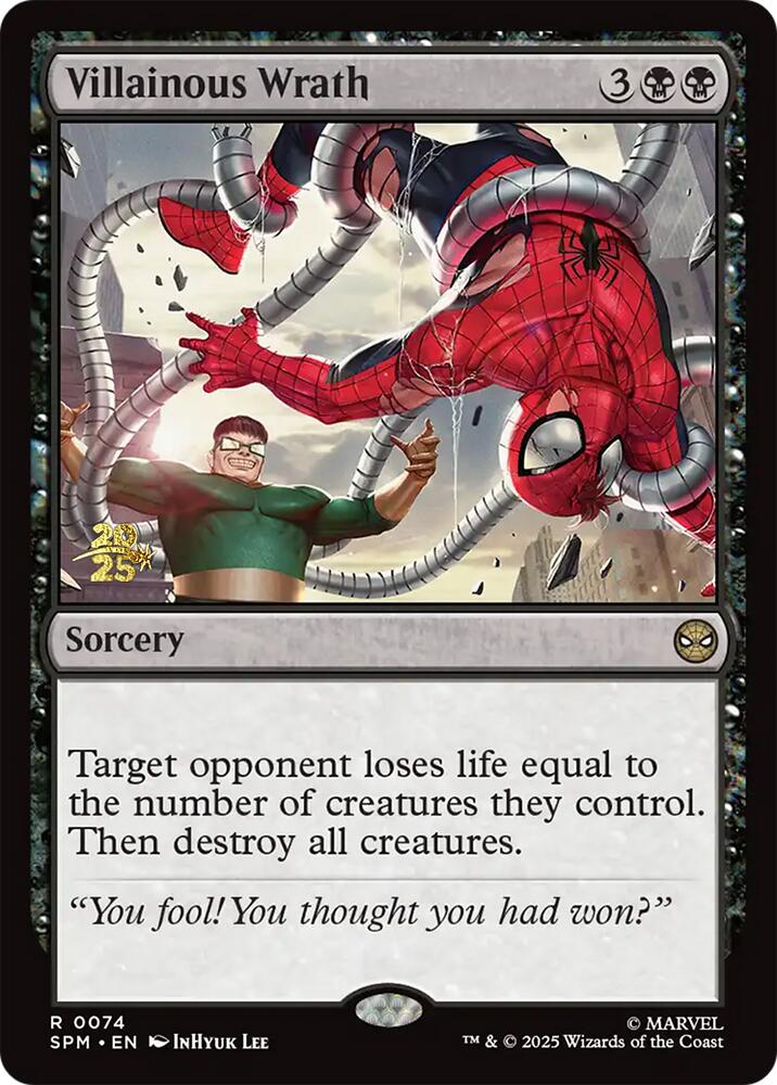 Villainous Wrath [Marvel's Spider-Man Prerelease Promos] | Game Grid - Logan
