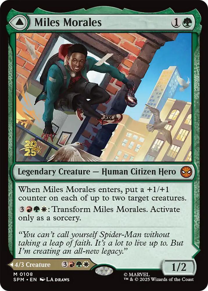 Miles Morales // Ultimate Spider-Man [Marvel's Spider-Man Prerelease Promos] | Game Grid - Logan