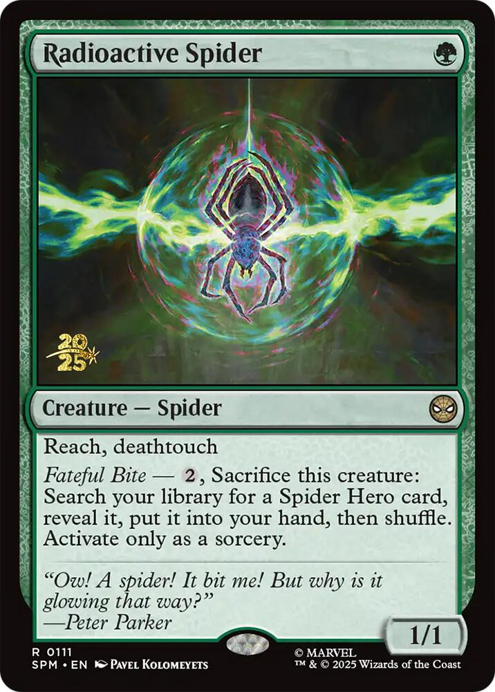 Radioactive Spider [Marvel's Spider-Man Prerelease Promos] | Game Grid - Logan